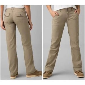 PRANA HALLE PANT - size 14 - DARK KHAKI